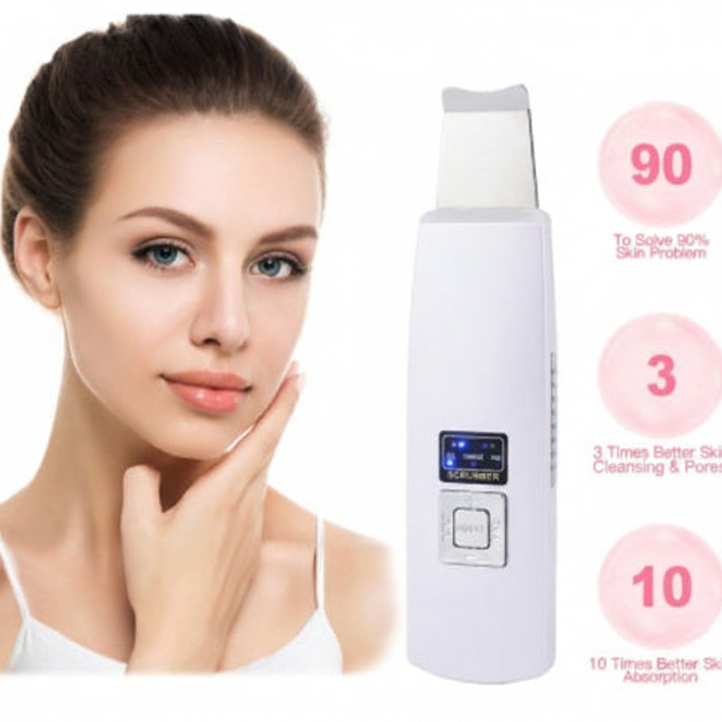 Ultraschall-Gesichtsreiniger 4-in-1: Tiefenreinigung, Anti-Akne & sanftes Peeling